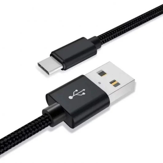 Cabo Xiaomi USB-A Macho a Tipo C 1m Preto 3